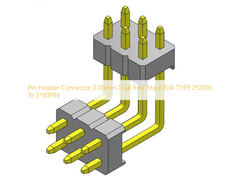 کانکتور پین هدر 2.00 میلی‌متری Dual Row Stack R/A TYPE 2*2PIN to 2*40PIN