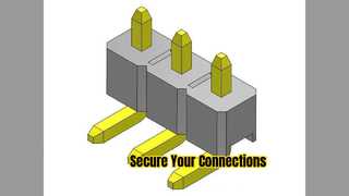 رابط هدر پین زاویه راست 2.54 میلی متر