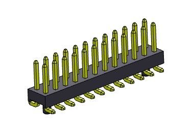 کانکتور پین هدر 2.54 میلی متری دو ردیف SMT TYPE 2*2PIN به 2*40PIN H=2.54MM