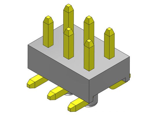 کانکتور پین هدر 2.54 میلی متری دو ردیف SMT TYPE 2*2PIN به 2*40PIN H=2.54MM