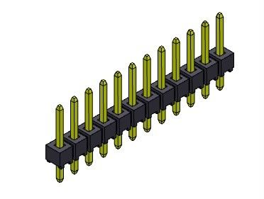 کانکتور پین هدر 2.54 میلی متری تک ردیف DIP TYPE 1*2PIN به 1*40PIN H=2.54MM