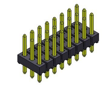 کانکتور پین هدر 2.54 میلی متری سه ردیف DIP TYPE 3*2PIN به 3*40PIN H=2.54MM