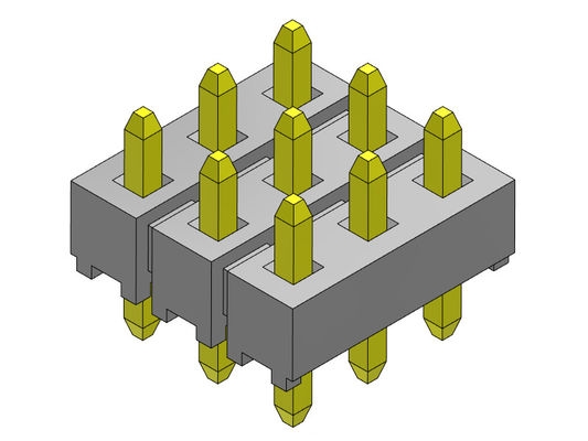 کانکتور پین هدر 2.54 میلی متری سه ردیف DIP TYPE 3*2PIN به 3*40PIN H=2.54MM