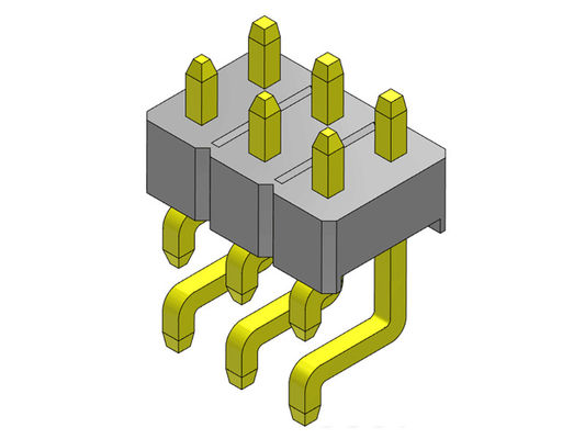 کانکتور پین هدر 2.54 میلی متری تک ردیف SMT TYPE 2*2PIN به 2*40PIN H=2.54MM