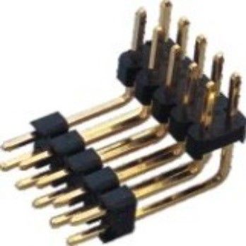 کانکتور پین هدر 2.54 میلی متری دو ردیفه R/A TYPE 2*2PIN به 2*40PIN H=2.54MM