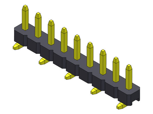 کانکتور پین هدر 2.00 میلی متر تک ردیف SMT TYPE 1*2PIN به 1*40PIN H=2.00MM