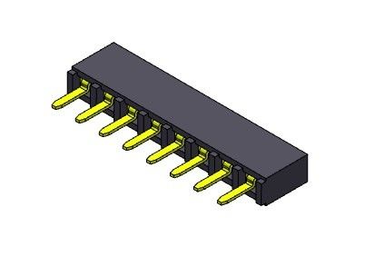 کانکتور هدر زن 2.54 میلی متری تک ردیف شیب TYPE 1*2PIN به 1*40PIN H=5.00mm
