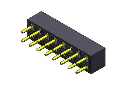 کانکتور هدر زن 2.54 میلی متری دو ردیفه شیب TYPE 2*2PIN به 2*40PIN H=5.00mm