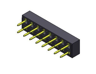 کانکتور هدر زن 2.54 میلی متری دو ردیفه شیب TYPE 2*2PIN به 2*40PIN H=3.50mm