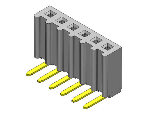 پین اتصال هدر PCB با زاویه راست 2.54 میلی متری هدر شیب زن نوع 1*2 پین به 1*40 پین