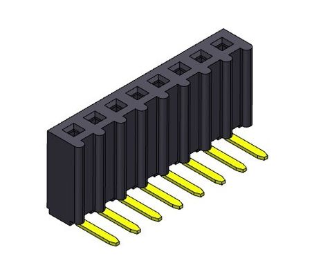 پین اتصال هدر PCB با زاویه راست 2.54 میلی متری هدر شیب زن نوع 1*2 پین به 1*40 پین