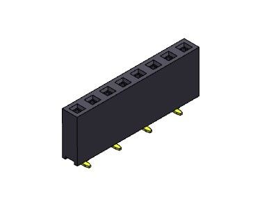 رابط هدر زن 2.54 میلی متر تک ردیف SMT TYPE 1*2PIN به 1*40PIN H=7.50mm