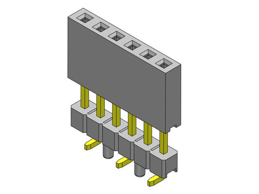 رابط هدر زن 2.54 میلی متری تک ردیفی با فشار بالا Fit SMT نوع 1*2PIN به 1*40PIN