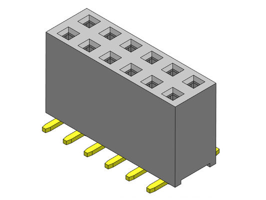 اتصالات هدر برد مدار SMT TYPE 2.54mm 2*2PIN تا 2*40PIN H=8.50mm
