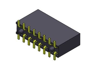 رابط هدر زن 2.54 میلی متری دو ردیف SMT TYPE 2*2PIN به 2*40PIN H=11.00mm