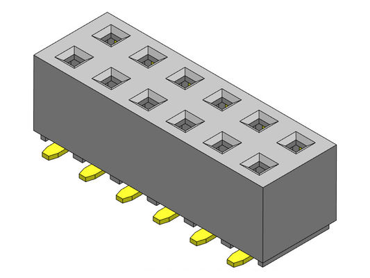 رابط هدر زن 2.54 میلی متری دو ردیف SMT TYPE 2*2PIN به 2*40PIN H=5.00mm