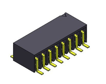کانکتور هدر PCB 2.54 میلی متری اتصال سطحی ورودی دو ردیفه اتصال 2*2 پین به 2*40 پین