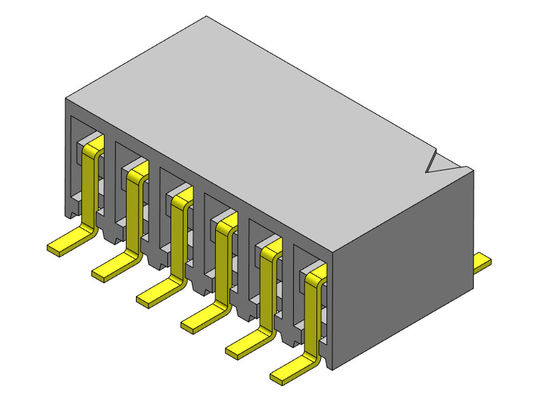 کانکتور هدر PCB 2.54 میلی متری اتصال سطحی ورودی دو ردیفه اتصال 2*2 پین به 2*40 پین