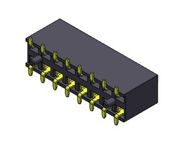 کانکتور هدر زن 2.54 میلی متری دو ردیف SMT TYPE 2*2PIN به 2*40PIN H=7.10mm