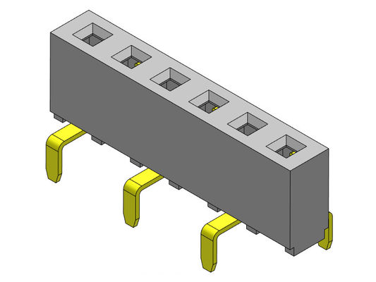 کانکتور هدر زن 2.54 میلی متری تک ردیف ورودی دوگانه TYPE 1*2PIN به 1*40PIN H=5.00mm