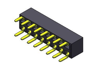 کانکتور هدر زن 2.54 میلی متری دو ردیفه ورودی دوگانه TYPE 2*2PIN به 2*40PIN H=5.00mm