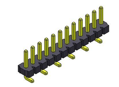 کانکتور هدر پین 3.96 میلی متری تک ردیف SMT TYPE 1*2PIN به 1*24PIN H=3.18MM