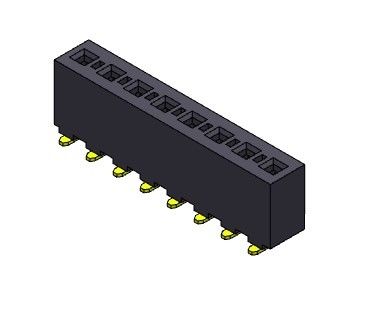 اتصال هدر PCB 3.96 میلی متری دو ردیفه SMT 2*2 پین به 2*24 پین H 8.89 میلی متر
