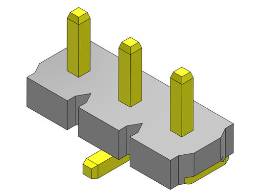 کانکتور پین هدر 5.08 میلی متری تک ردیف SMT TYPE 1*2PIN به 1*20PIN H=2.54MM