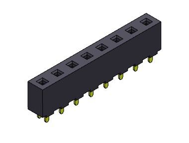 کانکتور هدر زن 5.08 میلی متر تک ردیف DIP TYPE 1*2PIN به 1*20PIN H=8.90mm