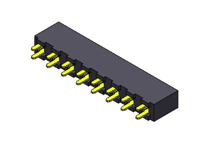 کانکتور هدر زن 5.08 میلی متر تک ردیف DIP TYPE 1*2PIN به 1*20PIN H=8.90mm