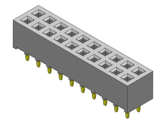 اتصال 2*2 پین به 2*40 پین هدر PCB 2.00 میلی‌متری Dual Row Dip TYPE