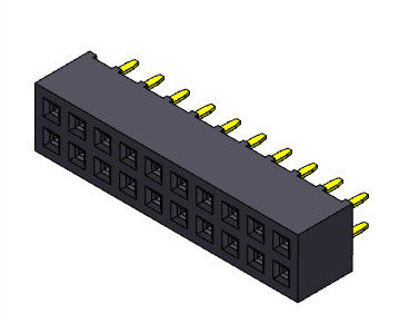 اتصال 2*2 پین به 2*40 پین هدر PCB 2.00 میلی‌متری Dual Row Dip TYPE