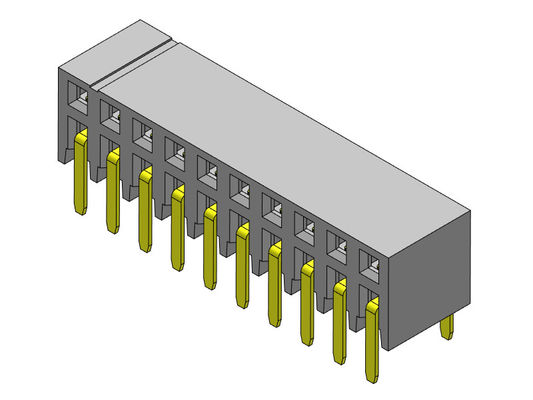رابط هدر PCB 2.00 میلی متری رابط سربرگ زن 2*2 پین به 2*40 پین