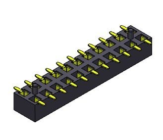 2*2 پین به 2*40 پین PCB هدر اتصال سطحی هدر ماده 2.00 میلی متر