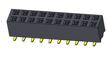 اتصال هدر PCB دو ردیفه 2.00 میلی متری 2*2 پین به 2*40 پین با گیره