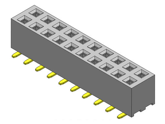 اتصال هدر PCB دو ردیفه 2.00 میلی متری 2*2 پین به 2*40 پین با گیره