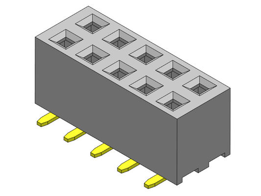 رابط هدر زن 2.00 میلی متر دو ردیف SMT TYPE 2*2PIN به 2*40PIN H=4.00mm
