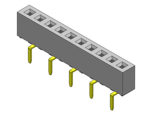 هدر سوکت زن تک ردیفی 2.00 میلی متری دو ورودی DIP TYPE 1*2PIN به 1*40PIN