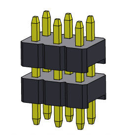 کانکتور پین هدر 2.00 میلی متری پشته دو ردیفه DIP TYPE 2*2PIN به 2*40PIN