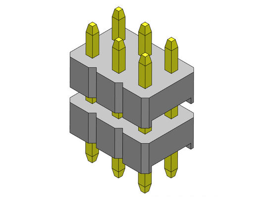 کانکتور پین هدر 2.00 میلی متری پشته دو ردیفه DIP TYPE 2*2PIN به 2*40PIN