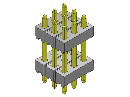 کانکتور پین هدر 2.00 میلی متری پشته سه ردیفی DIP TYPE 3*2PIN به 3*40PIN