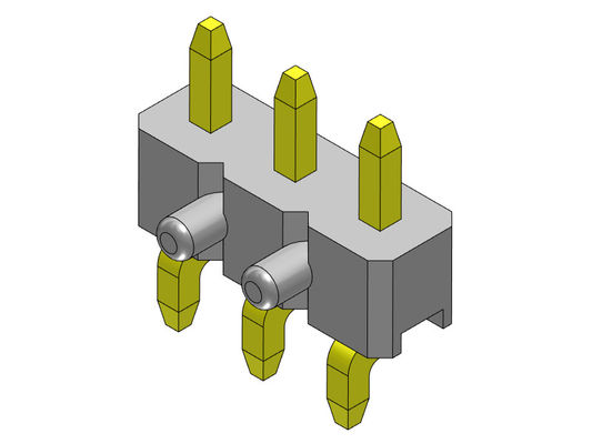 کانکتور هدر پین 2.00 میلی متری ورودی تک ردیفی SMT TYPE 1*2PIN به 1*40PIN H=2.00MM