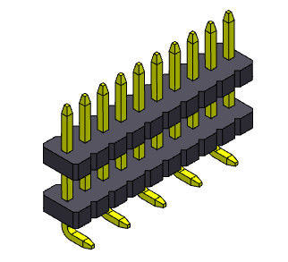 اتصال سرصفحه زن پین SMT 1*2PIN به 1*40PIN SQ0.40mm