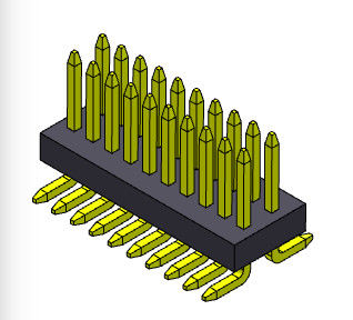 پیچ 0.8*1.2mm 2*3PIN به پین ​​2*50PIN زن هدر کانکتور دو ردیفه 0.8mm