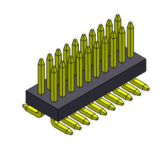 پیچ 0.8*1.2mm 2*3PIN به پین ​​2*50PIN زن هدر کانکتور دو ردیفه 0.8mm