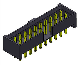 2 میلی متر Pitch Box Header Connector Dual Dip Stright Type H=4.80mm