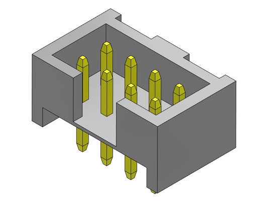 2 میلی متر Pitch Box Header Connector Dual Dip Stright Type H=4.80mm