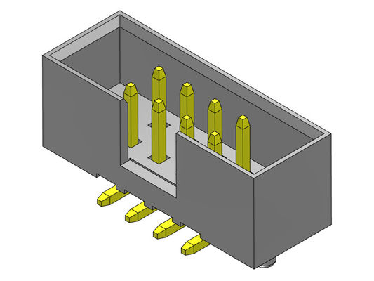 سربرگ جعبه 2*8-2*25 پین 2 میلی متری 2AMP دو ردیفه نوع SMT با گیره