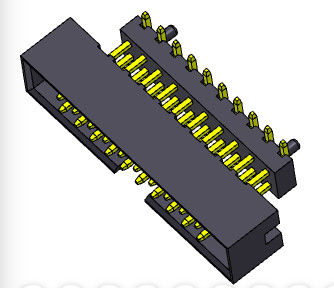 کانکتور 2.00 میلی متری بالابر SMT Dip Box Header 2*4-2*25Pin Nylon6T 2AMP
