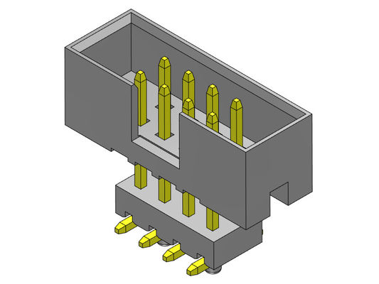 کانکتور 2.00 میلی متری بالابر SMT Dip Box Header 2*4-2*25Pin Nylon6T 2AMP
